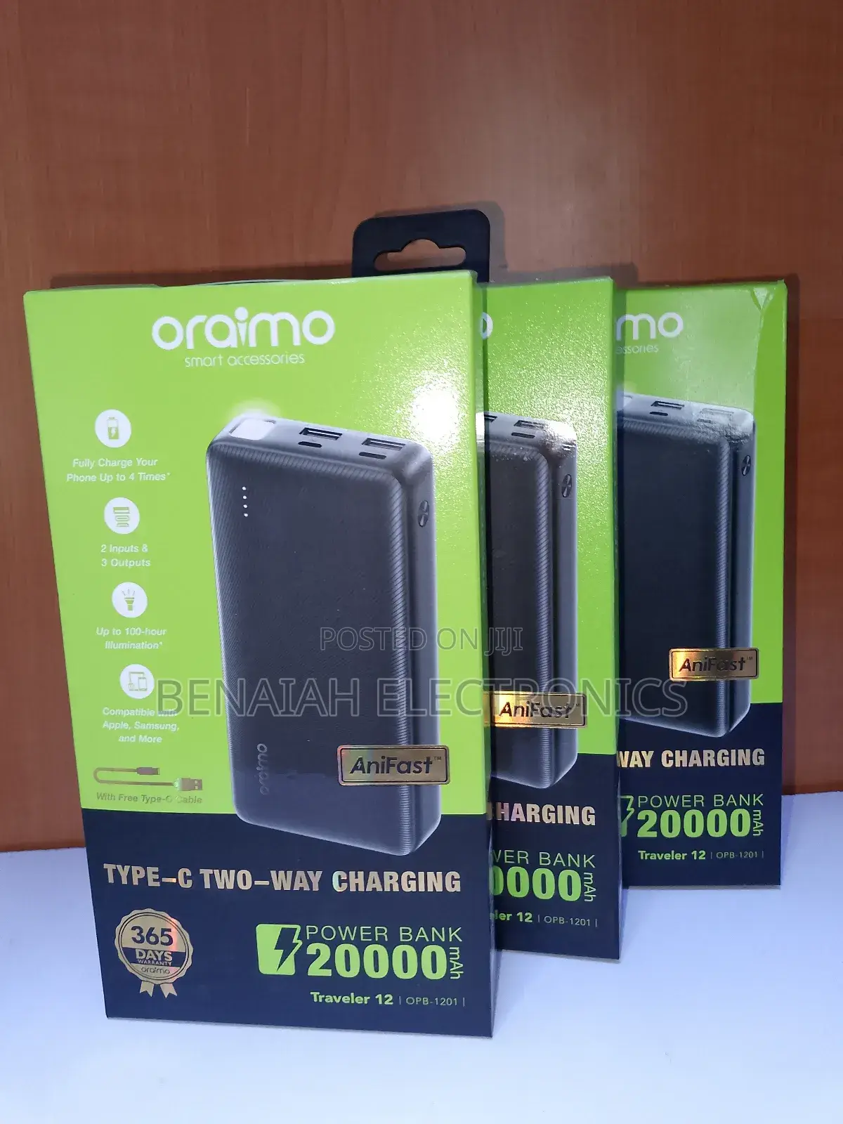Oraimo Powerbank 20000mah Best Selling Powerbank Portable Efficient