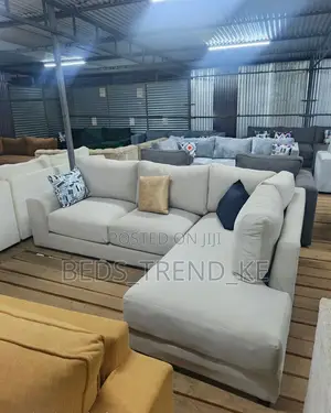 Brandy 6 Seater L Seat (Cream White)