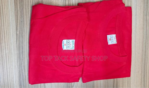Red Adult Round Neck T-Shirt - thumbnail 4