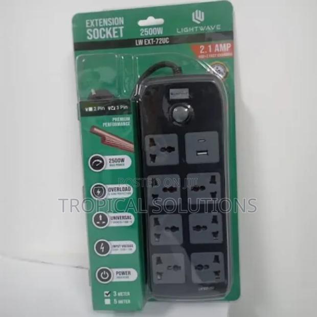 Lightwave Extension Socket 72u 7 Way Extension - thumbnail 3