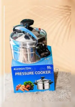 Non Explosive Aluminum Pressure Cooker 5 Litres