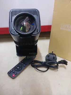 Hy320 Mini Projector, With Remote Control and Power Adapter.