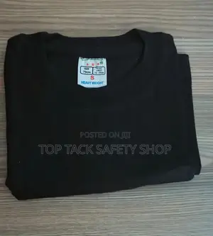 Black Adult Round Neck T-Shirts
