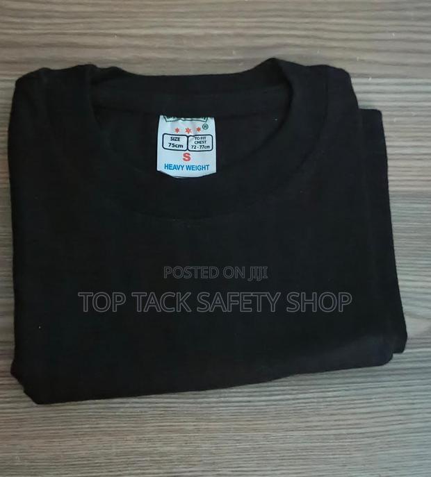 Black Adult Round Neck T-Shirts