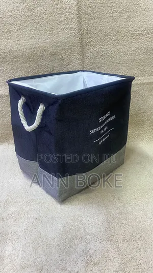 Canvas Laundry Basket Multipurpose Basket With Handle