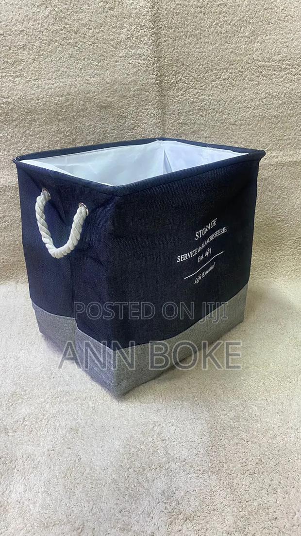 Canvas Laundry Basket Multipurpose Basket With Handle
