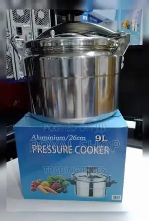 Non Explosive Aluminum Pressure Cooker 9litres