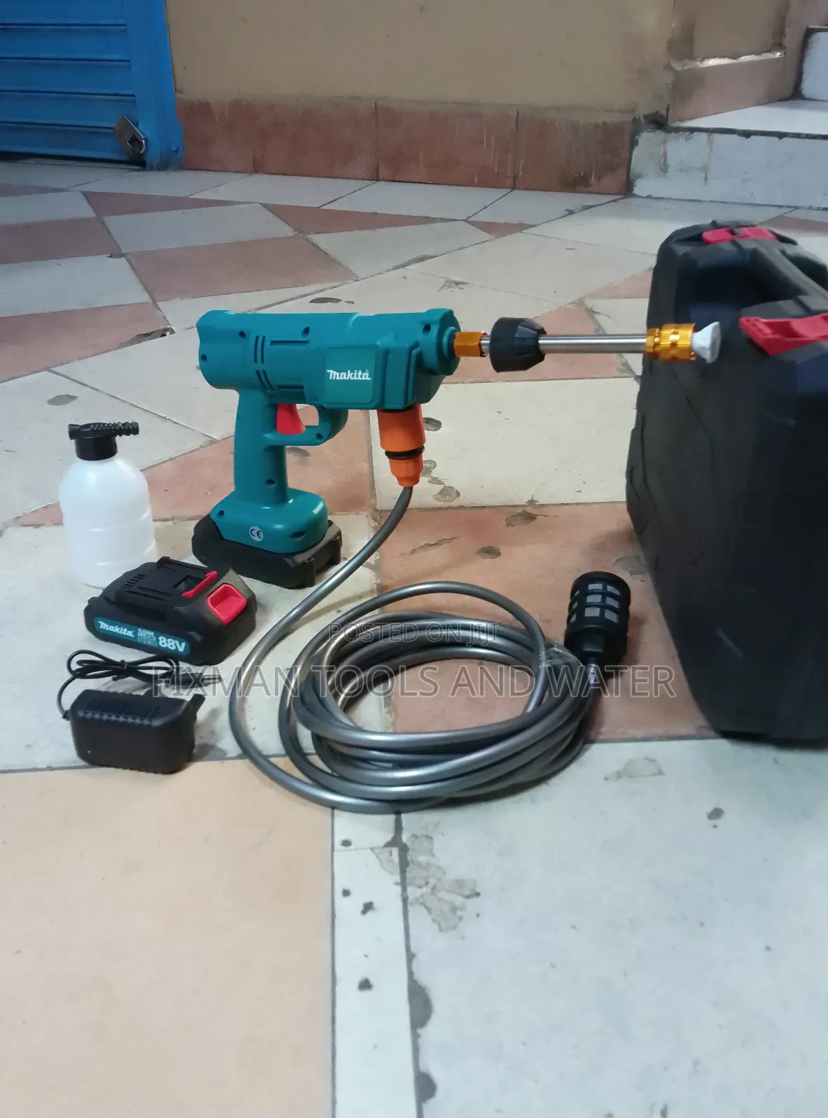 Makita Cordless Pressure Washer Car Wash Machine 88v 2 Battery
