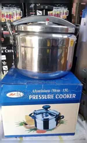 Two Handle Aluminum Pressure Cooker 15 Litres