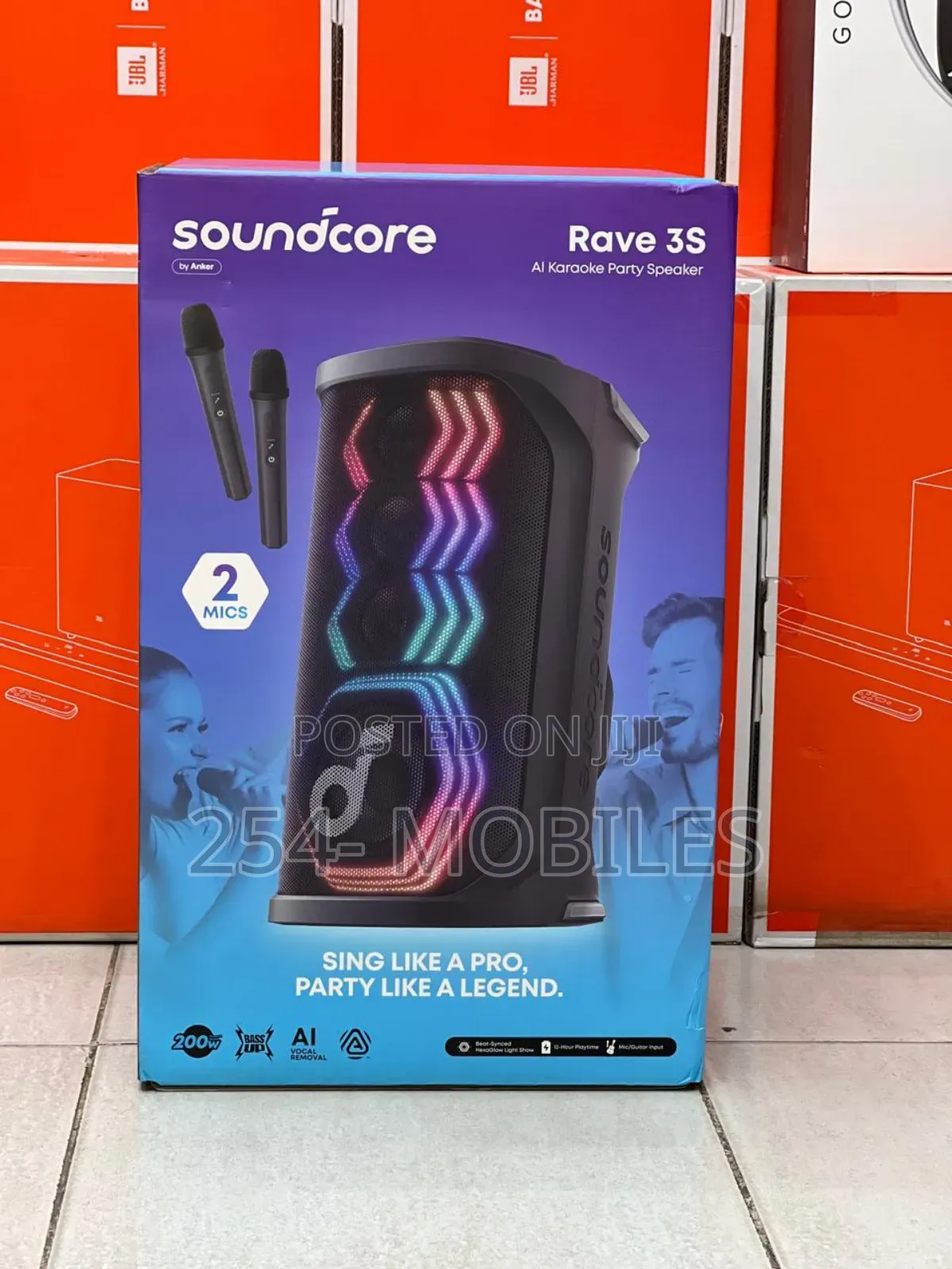 Soundcore Rave 3s-Ai Karaoke Party Speaker by Anker