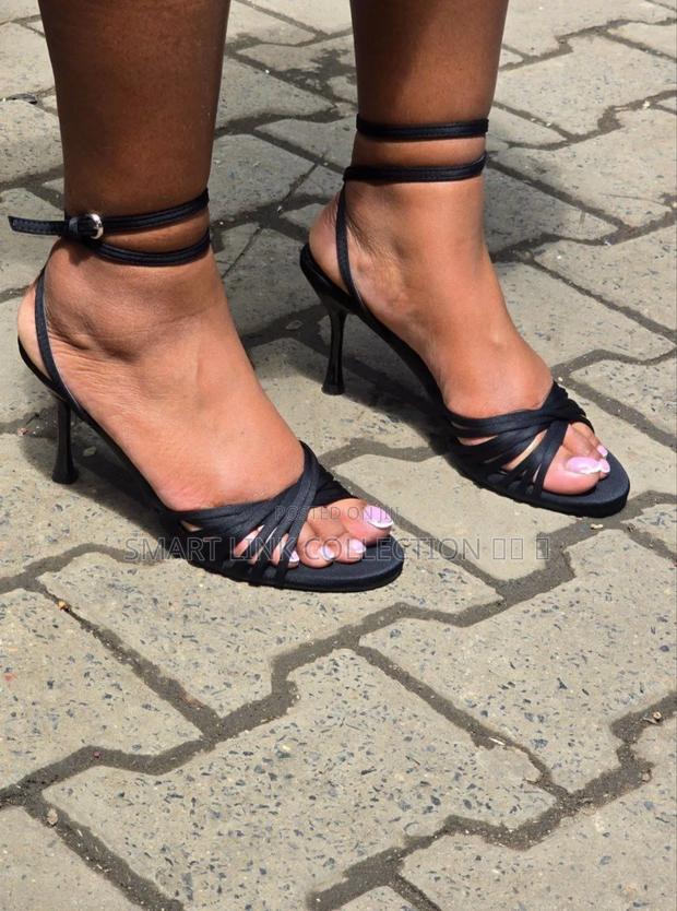*Strappy Comfy Stiletto Heels - thumbnail 4