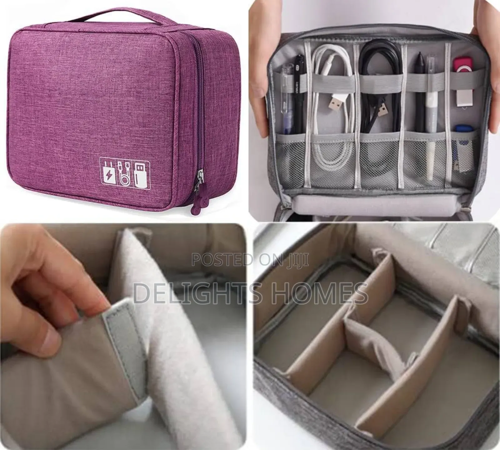 Travel Electronic Accessories Case Cable Organizer-Re