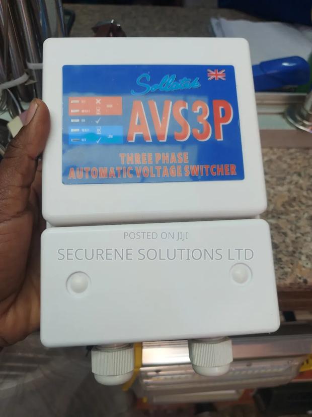 30amps Sollatek Avs3p Three Phase Automatic Voltage Switcher. - thumbnail 3