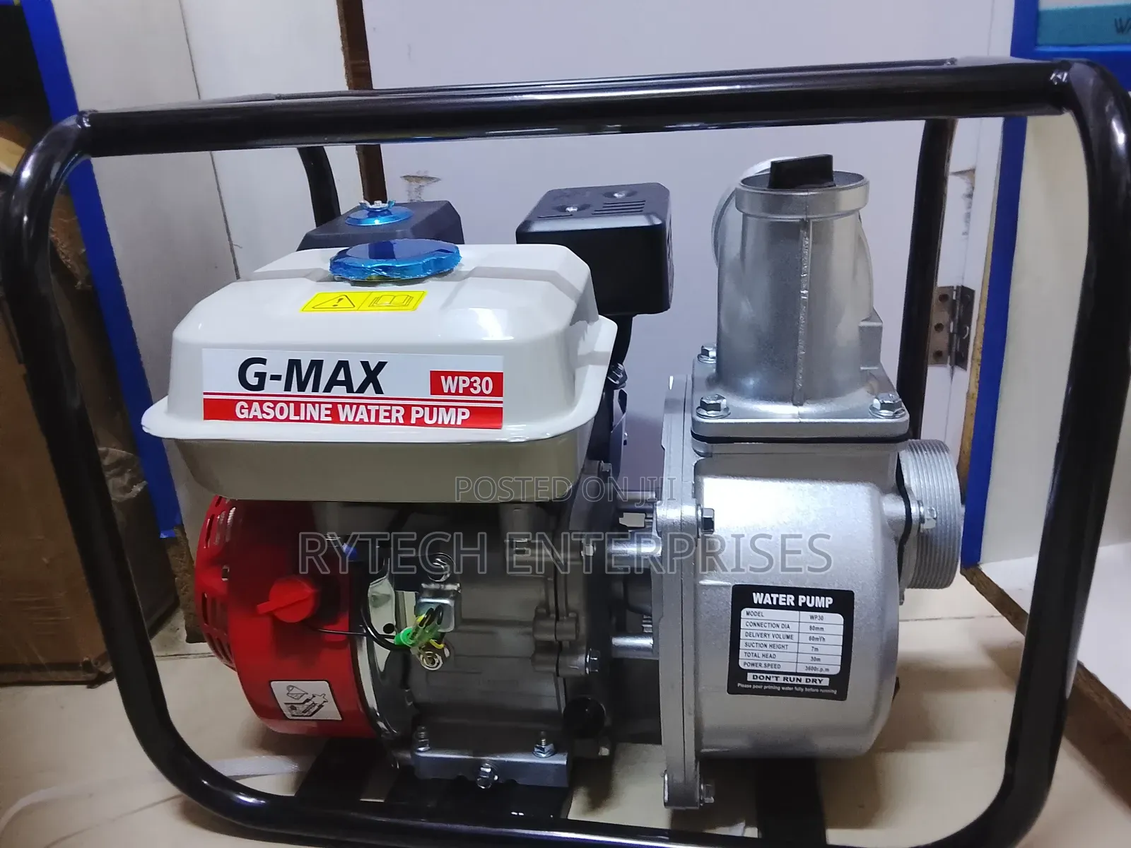 G Max Gasoline Water Pump 3"