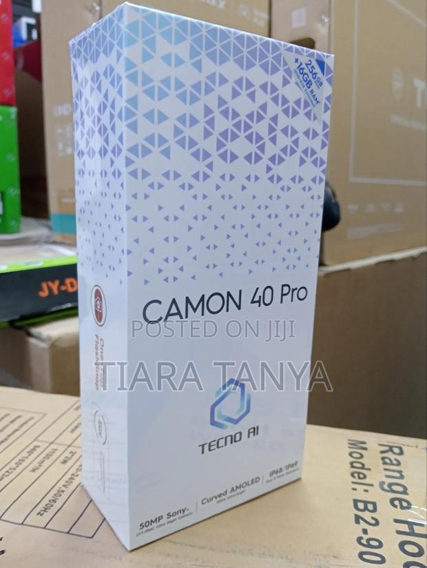 New Tecno Camon 40 Pro 256 GB Black
