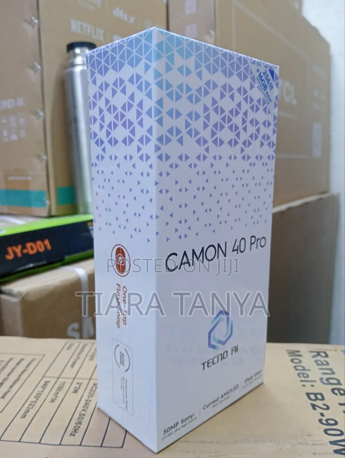 New Tecno Camon 40 Pro 256 GB Black