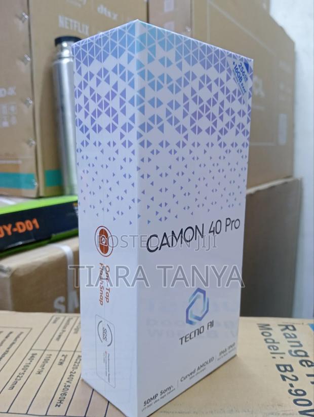 New Tecno Camon 40 Pro 256 GB Black - thumbnail 4