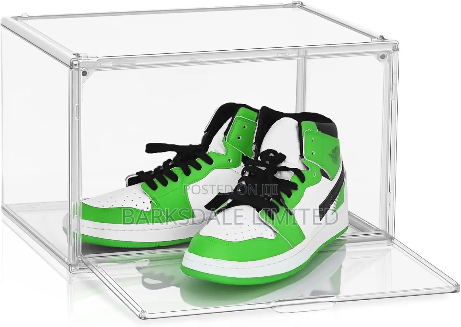 Organizer Shoe Box Stackable Clear Transparent Display Acrylic Plastic