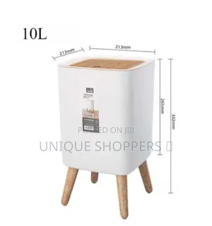 10liters Luxurious Kitchen Trash Bin, Bin With Push Button, Garbage B