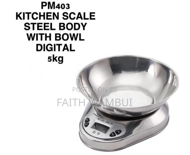 Quality 5kg Kitchen Scale Steel Body With Bowl/Kitchen Scale With Bowl