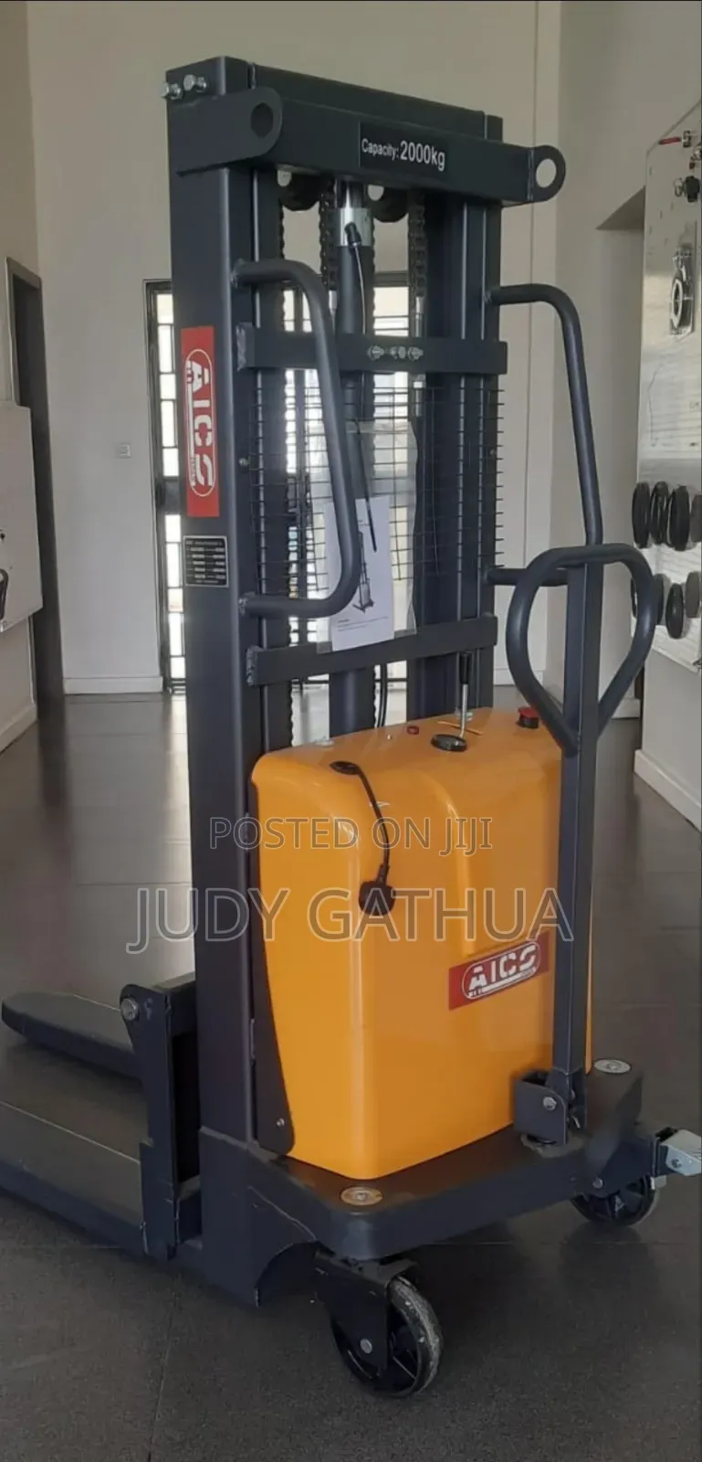 Semi Electric Stachker 1.5tones 3.5m Height