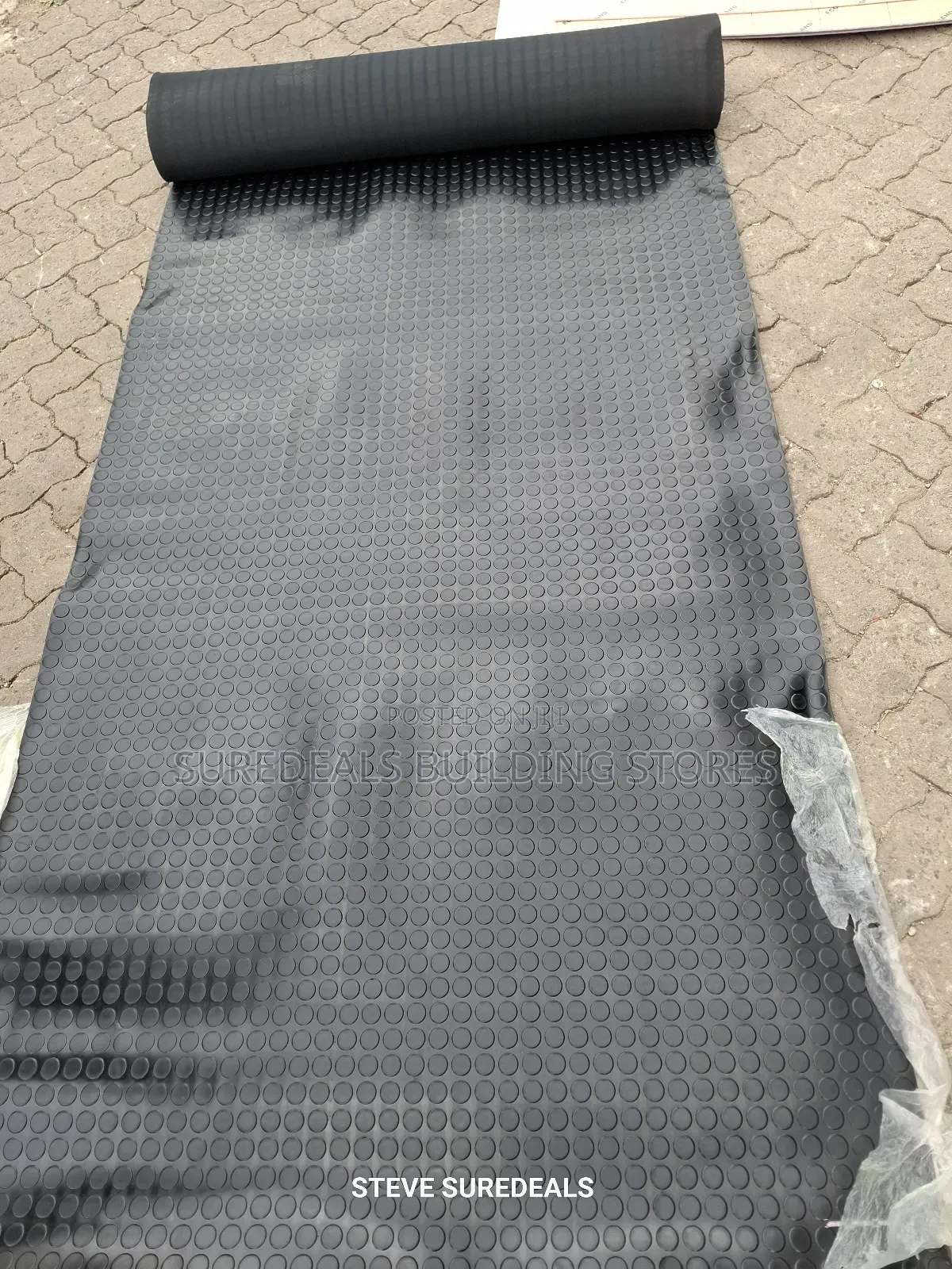 Black Anti-Slip Rubber Matting