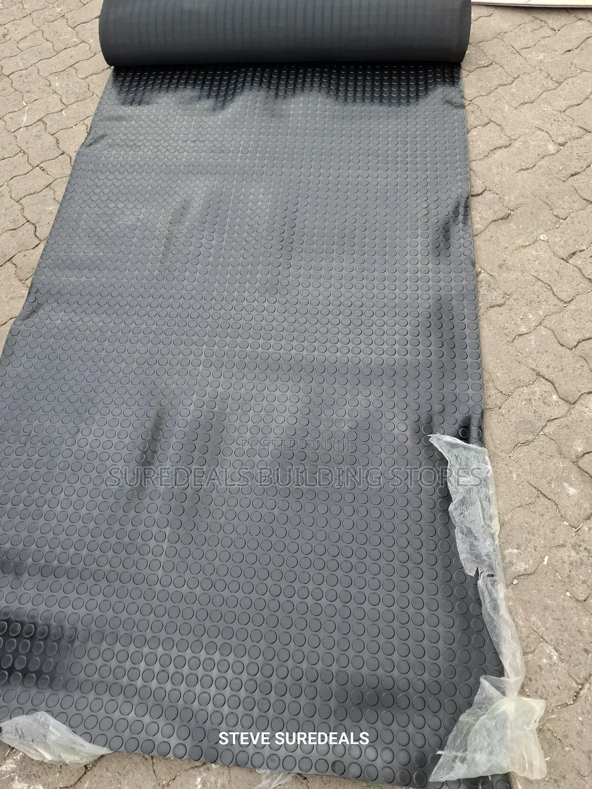 Black Anti-Slip Rubber Matting