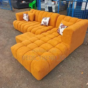 Dramatic Cozy 6 Seater Bubble L Seat With a Puff