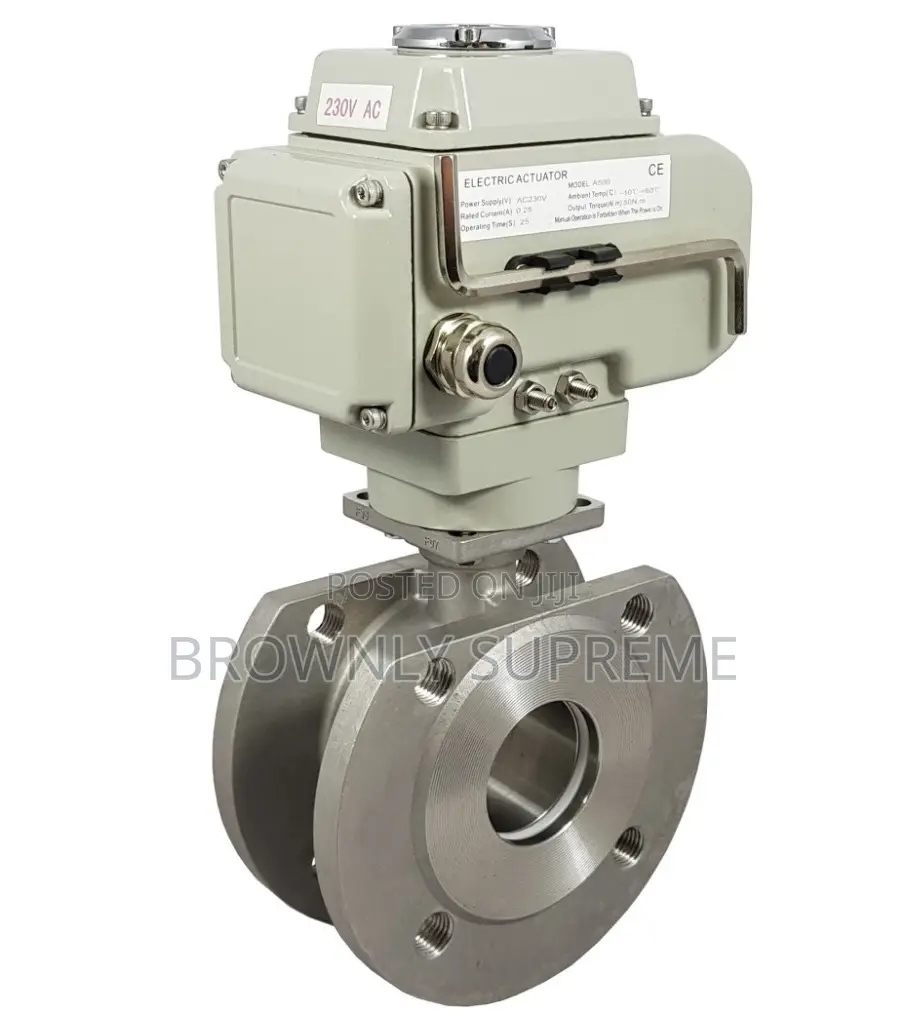Brand New Electrically Actuated Butterfly Valve