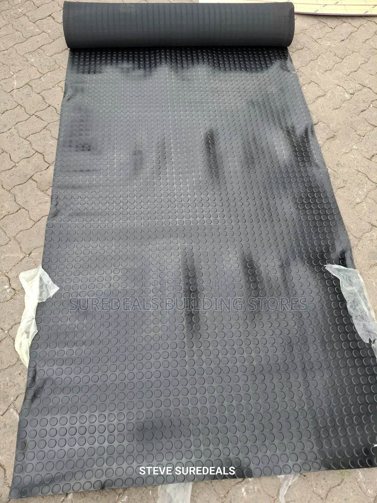 Heavy-Duty Rubber Coin Floor Matting