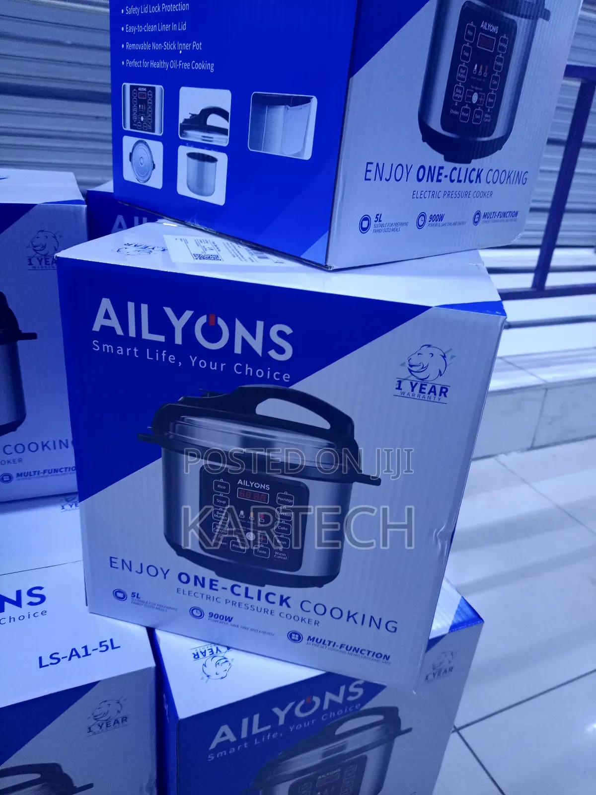 Ailyons Ls-A1-5l 5l Pressure Cooker.