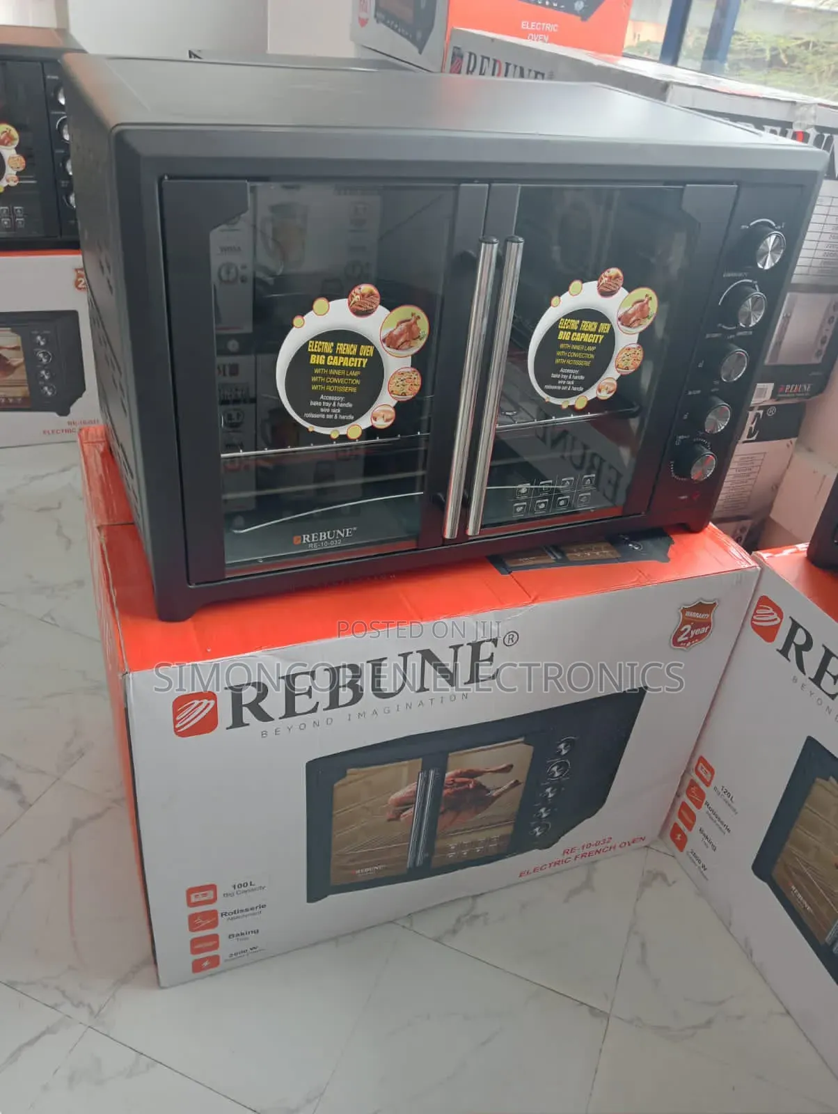 120 Litres Rebune Commercial Oven