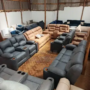 Majestic 5 Seater Semi Recliner Sofa 3,2