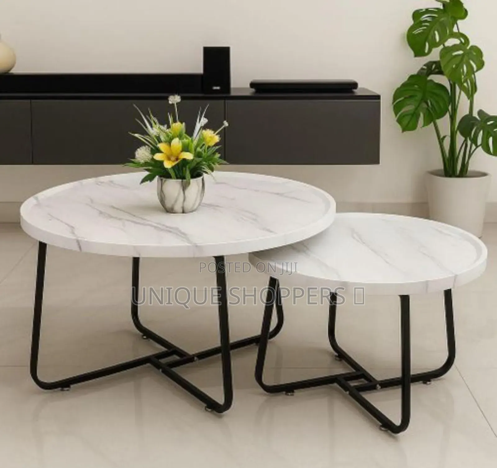2 in 1 Minimalist Nesting Table 
Non Breakable Wooden Material