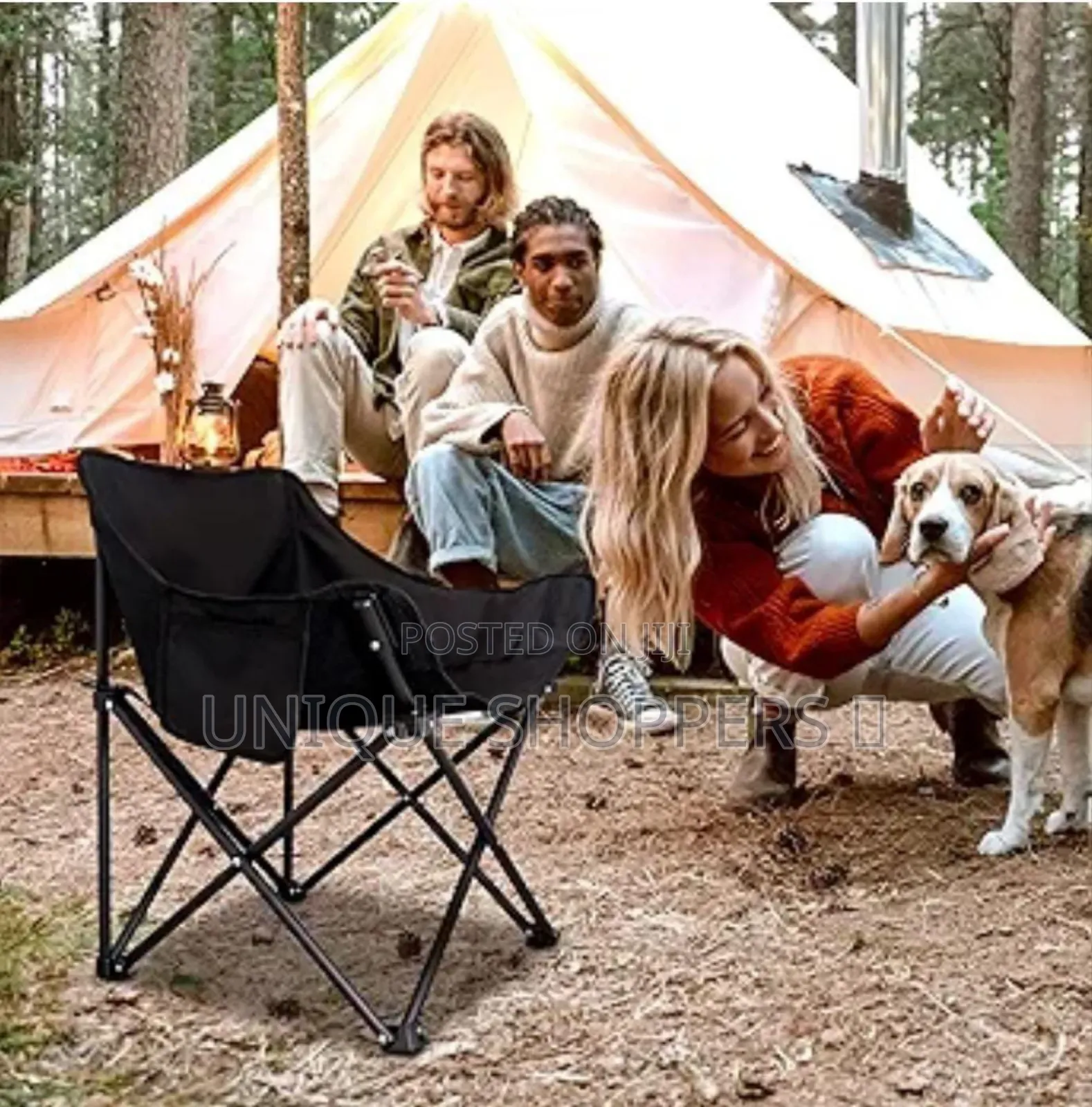 Camping Moon Chairs Outdoor Oldable Lawn Portable Camp Chairs