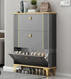 Dark Grey(Blackish)Modern Ultra Thin Shoe Storage, Entrance Shoe Rack