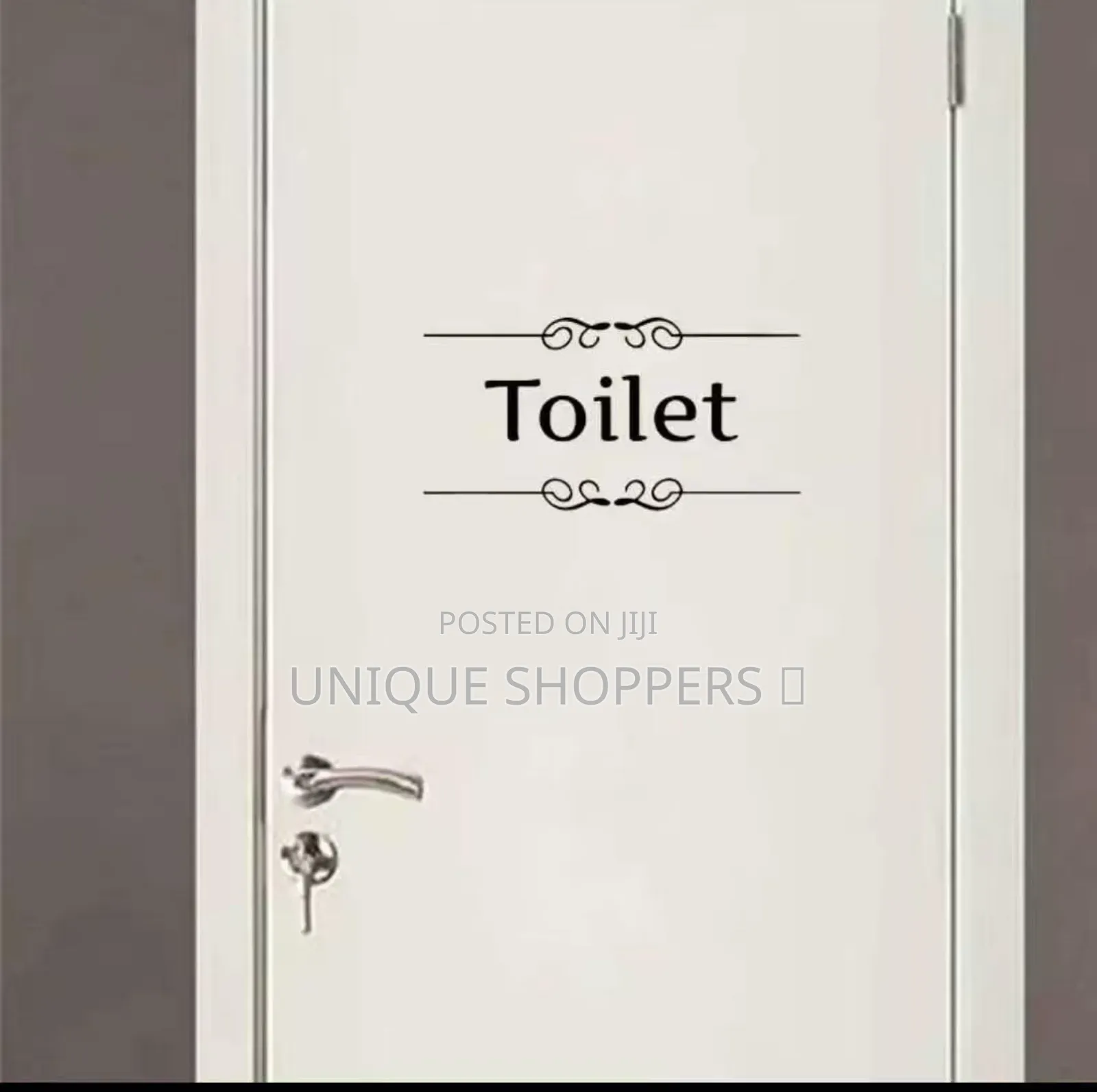 Rest Room/Cloak Room Toilet Rules Funny Message Diy Peel Stickers