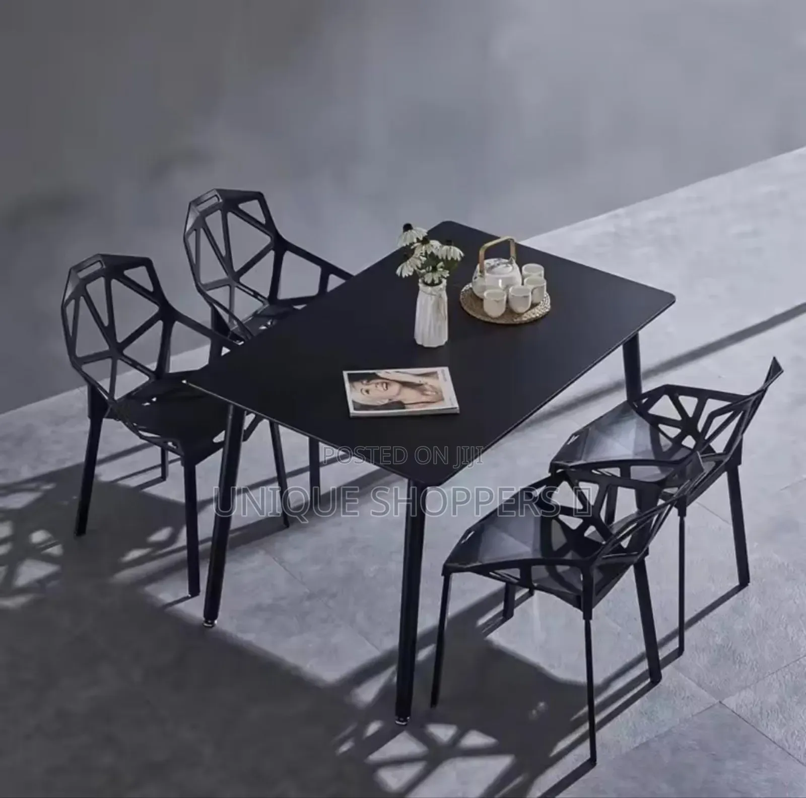 Modern Simple Geometric Pattern Like Plastic Chairs