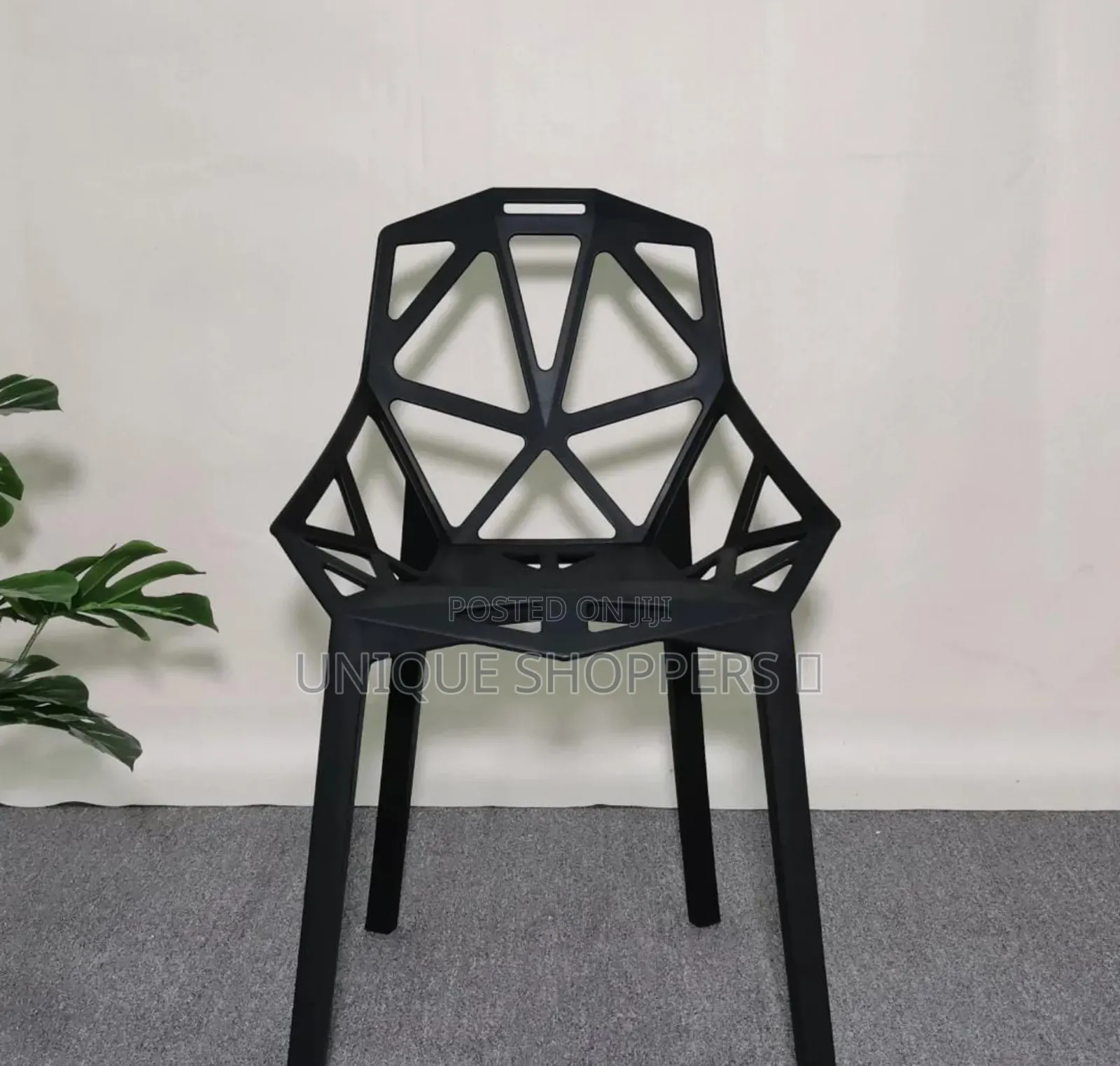 Modern Simple Geometric Pattern Like Plastic Chairs
