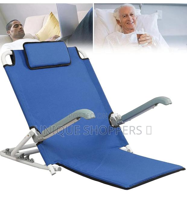 Adjustable Padded Elder Disability Nursing Backrest With Armrest - thumbnail 2