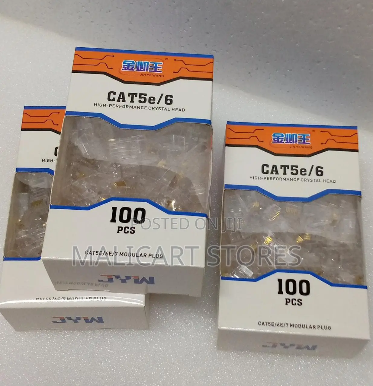 Rj45 Connectors 100pcs for Cat5e/6