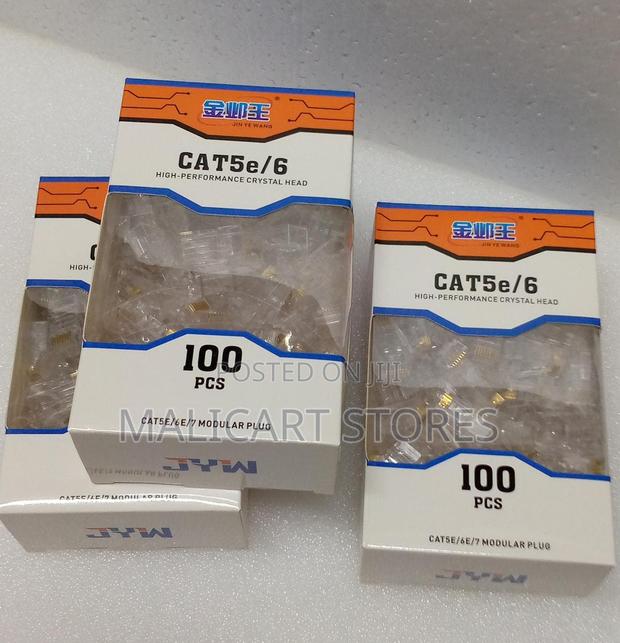 Rj45 Connectors 100pcs for Cat5e/6