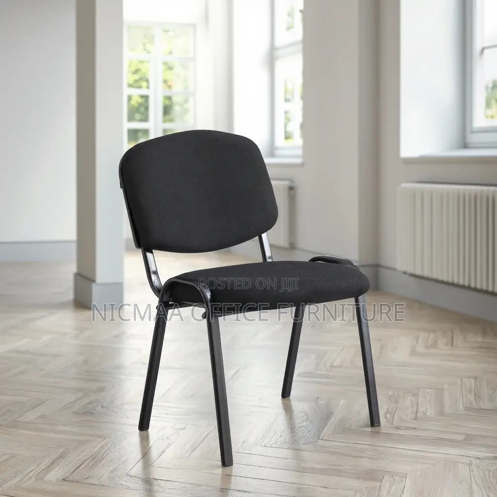 Minimalist Black Tubular Frame Chair
