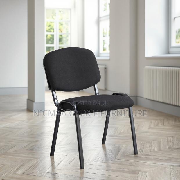 Minimalist Black Tubular Frame Chair