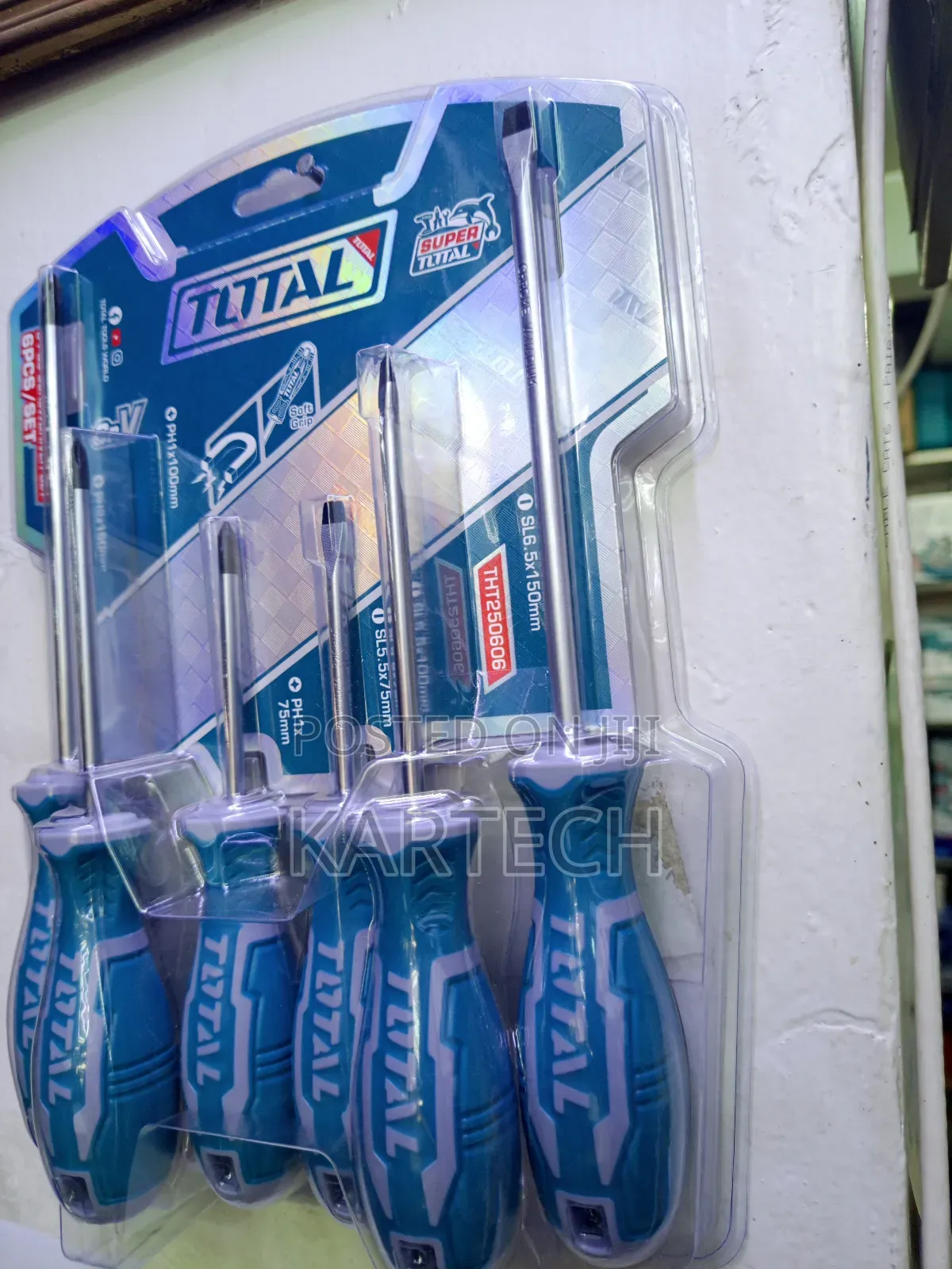 Total Tht250606 6 PCS Screwdriver Set.