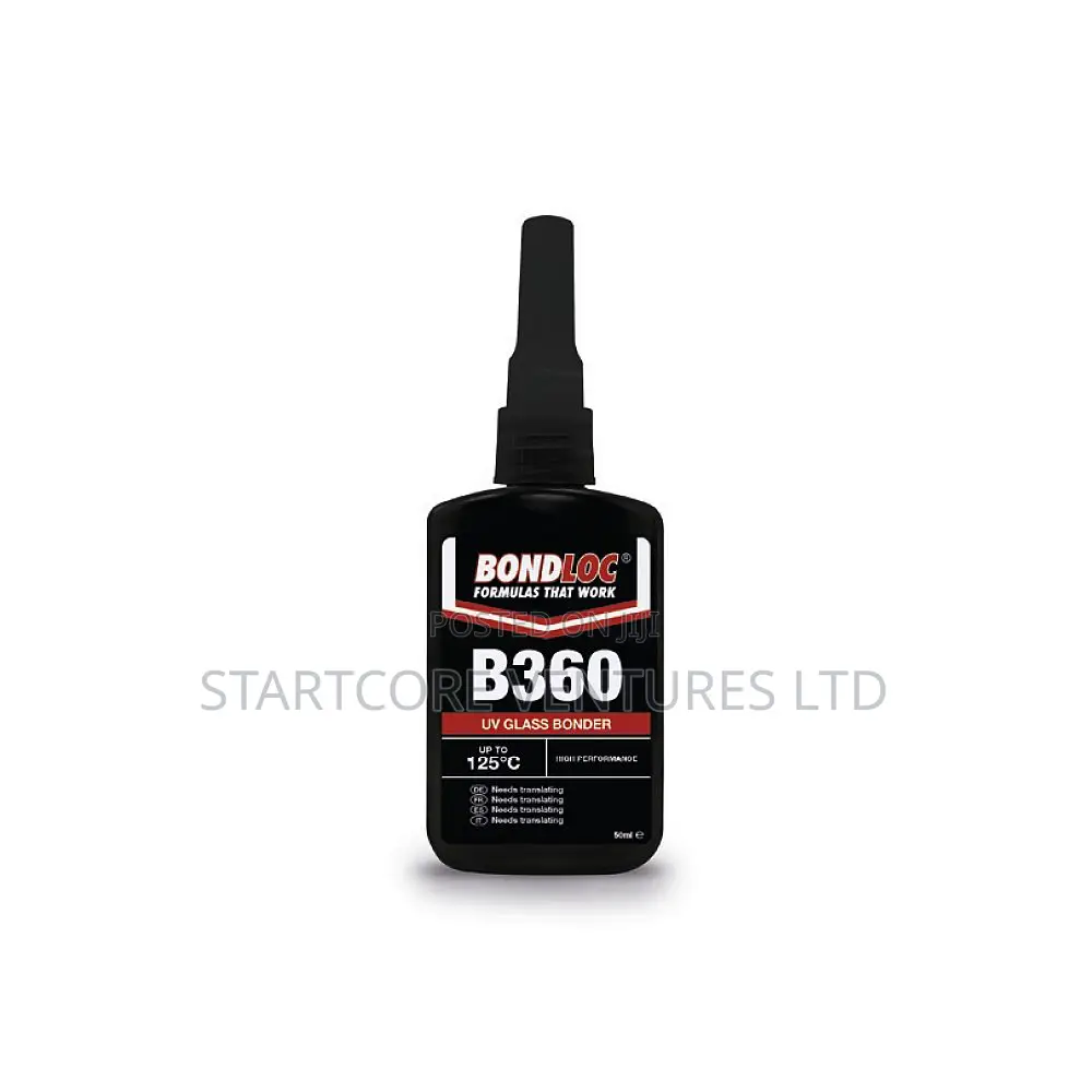 Bondloc B360 Clear Colourless Liquid Single Part Uv Adhesive