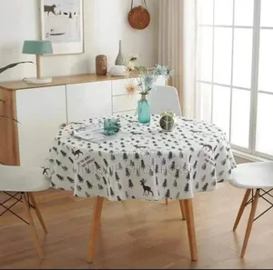 Quality *Cotton Round Table Clothes Diameter 150cm*