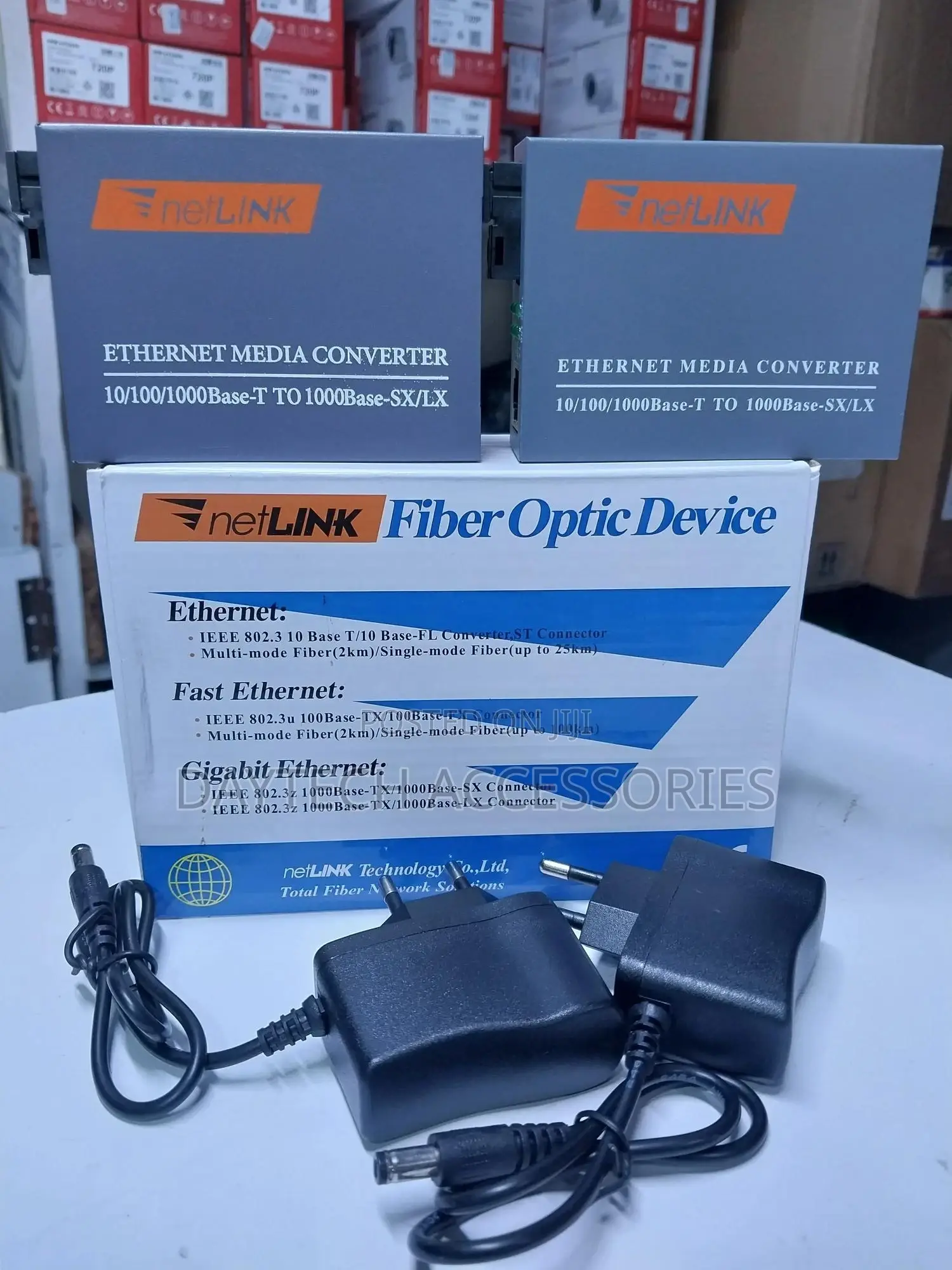 Netlink Converterm Base Fiber Media Converter