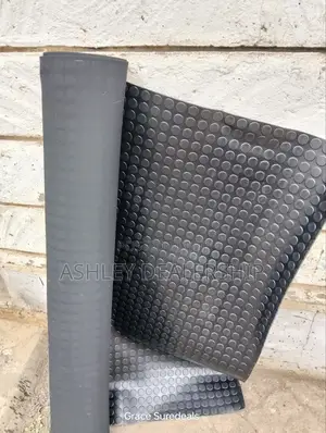 Round Studded Coin Mat/ Rubber Mat