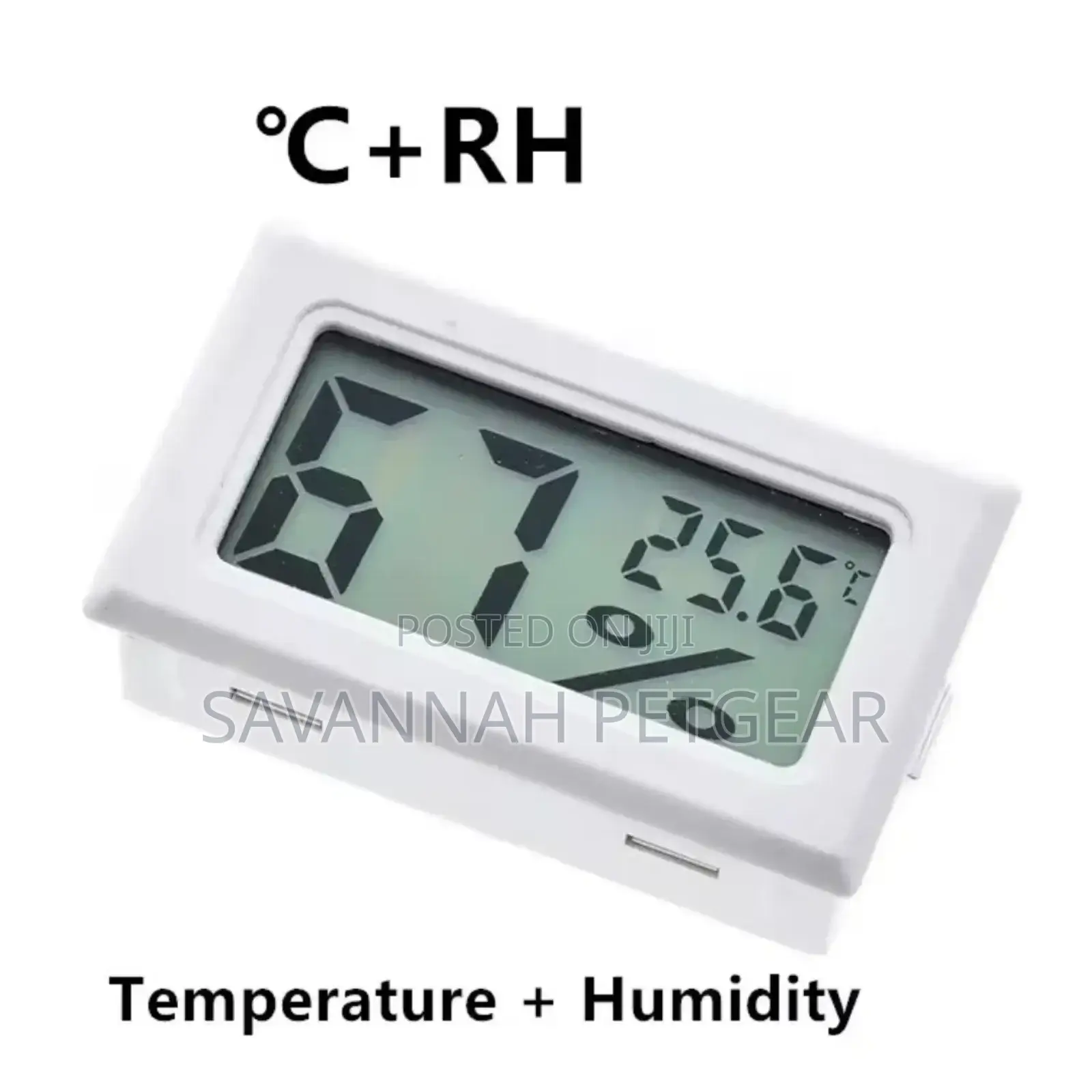 Digital Hygrometer Thermometer (Lcd Display) for Greenhouse, Incubator